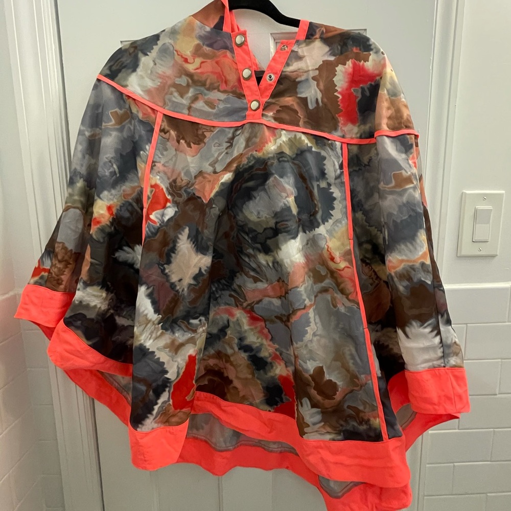 Etsy watercolor artist made poncho